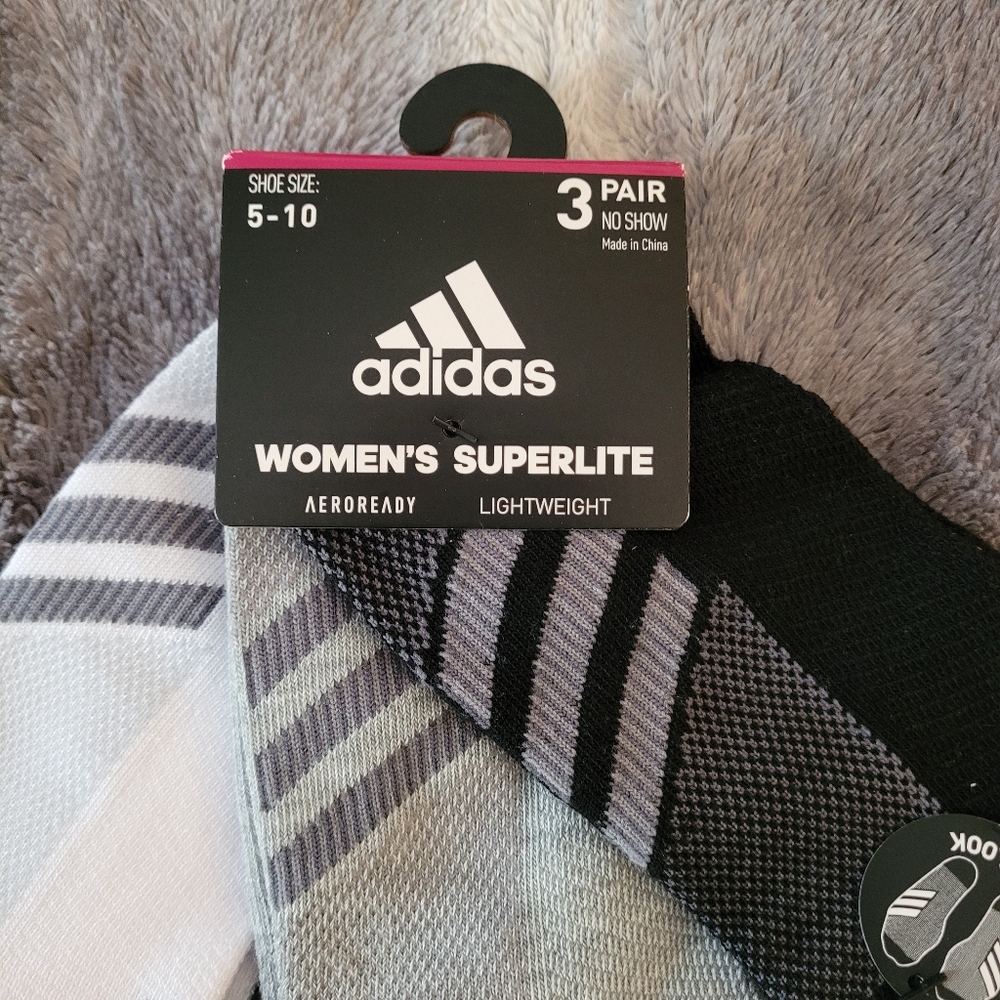 adidas no show socks NWT - Picture 2 of 2